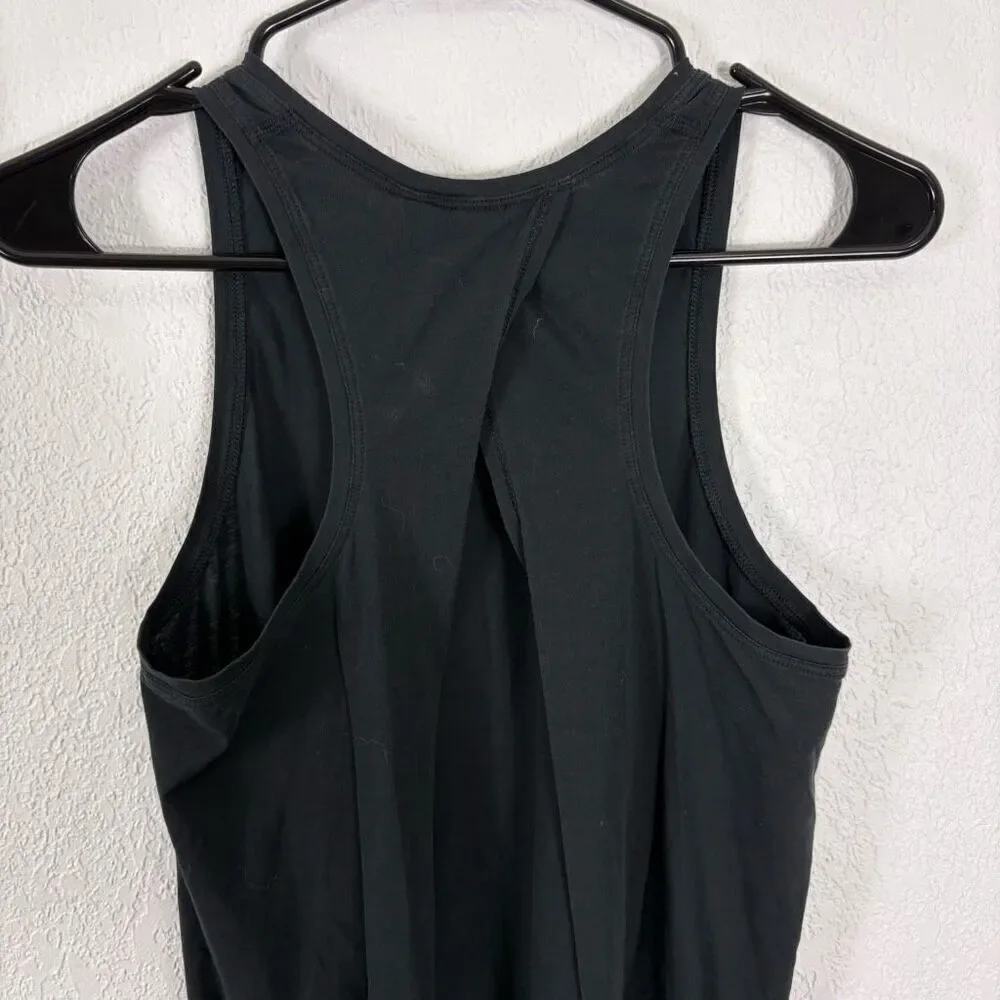 Lululemon‎ Slit Back Black Tank Top